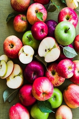 Manzanas coloridas