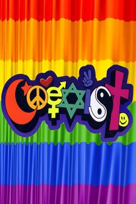 Coexist Rainbow Flag