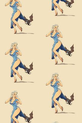 Pin Up Daenerys Game Of Thrones