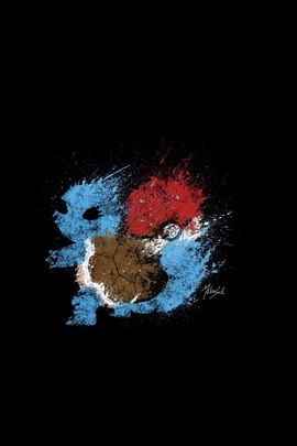 squirtle with pokeball