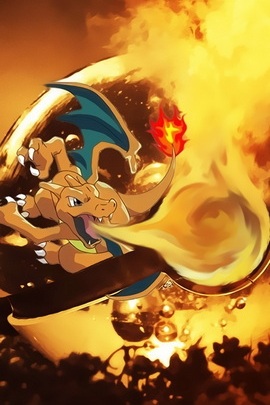 Charizard Fire Ball Wallpaper - Download to your mobile from PHONEKY