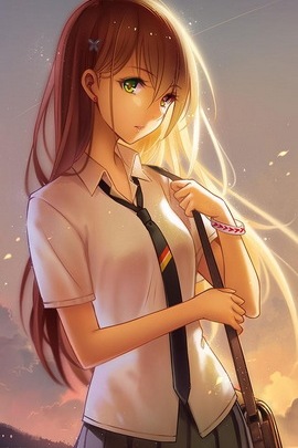 Pretty Anime Girl Wallpaper - Download to your mobile from PHONEKY