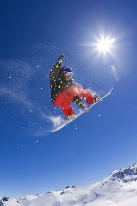 Lelaki Bermain Ski