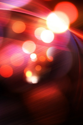 Abstract Red Bokeh