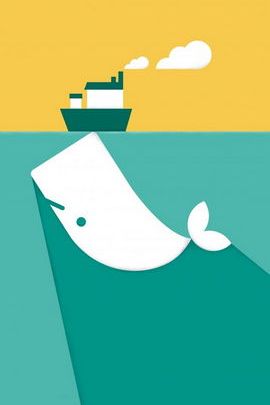 Résumé de navire et de baleine