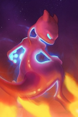 A Mewtwo Wallpaper I made scene from the movie  rpokemon