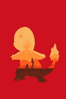 Charmander Silhouette