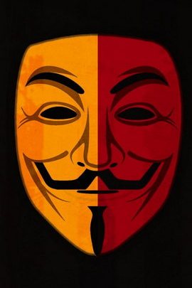 Anonimowa maska ​​wendety