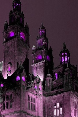 Twilight Towers: A City in Purple Glow 🌆💜