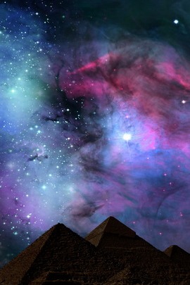 Cosmic Wonders Above the Pyramids 🌌✨