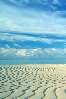 Sandy Beach IPhone 6 Hintergrundbilder