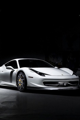 Kereta Sukan Itali Ferrari (Putih)