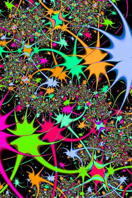 Colorful Connections: The Abstract Nexus