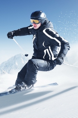 Mountain Skiing