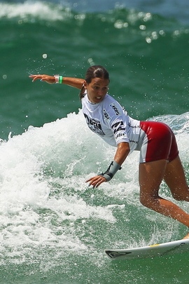 Girl Surfing Waves Spray Water 26000 720x1280