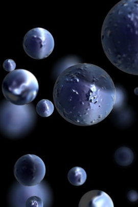 Balls Shape Flying Dark 91684 720x1280