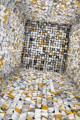 Cubist Dreamscape: A 3D Adventure