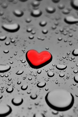 Raindrops of Love: A Heart's Embrace