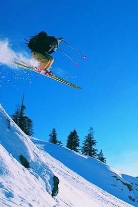 Skis Descent Mountains Extreme Sun Jump 2825 720x1280