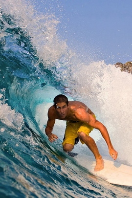 Guy Surfing Wave Athlete Water 27785 720x1280