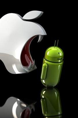 Apple vs Android Android-Wettbewerb