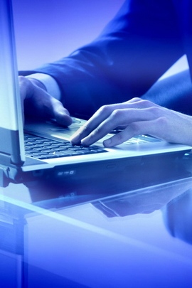 Businessman Hands Keyboard Laptop 80007 720x1280