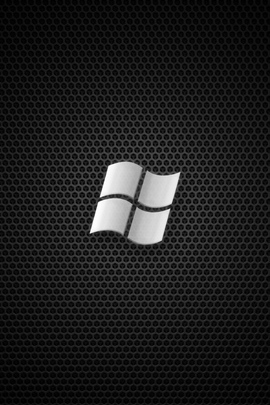 Windows Schwarz Grau Icon Mesh 29664 720x1280