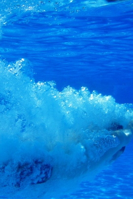 Schwimmen Sportler unter Wasser 2780 720x1280