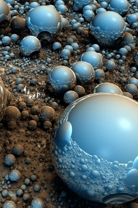 Bubbles of Serenity: A 3D Dreamscape