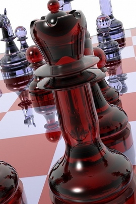 Chess Board Pieces Glass 68402 720x1280