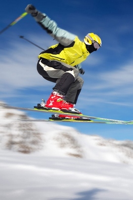 Mountain Skiing Jump Trick Speed Extreme Mask 8859 720x1280