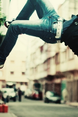 Jump Guy Parkour Revolution Wall 8845 720x1280