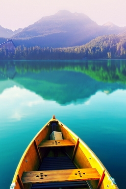 Boat On Still Lake