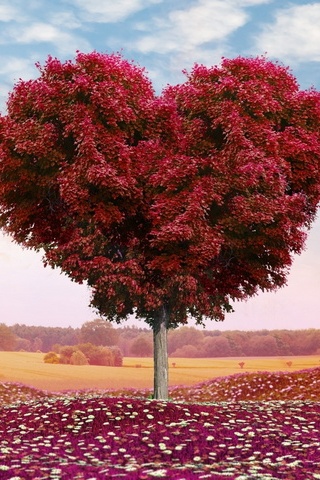 Hearts Tree