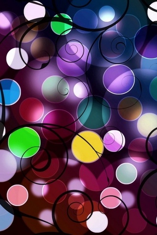Colorful Circles And Swirls