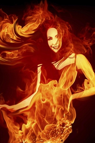 Dziewczyna w ogniu