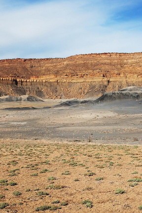 Dry Land And Small Lake