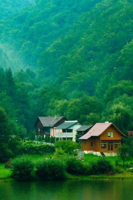 منزل في الجبال
