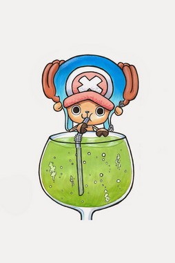 Chopper's Refreshing Adventure! 🍹