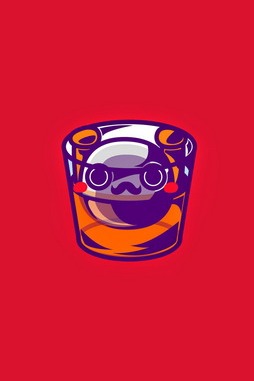 Cute And Funny Glass Cartoon