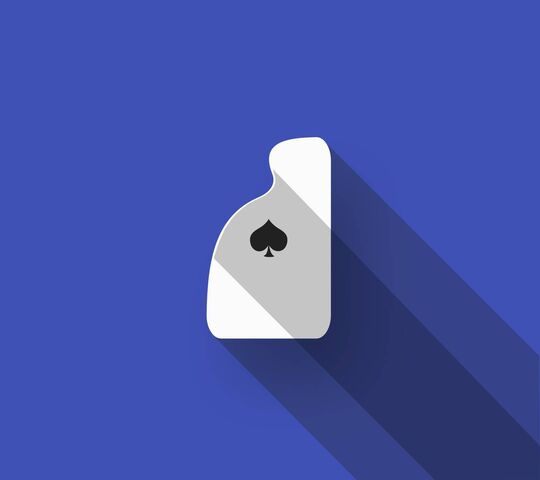 Material Ace Blue Wallpaper - Download to your mobile from PHONEKY