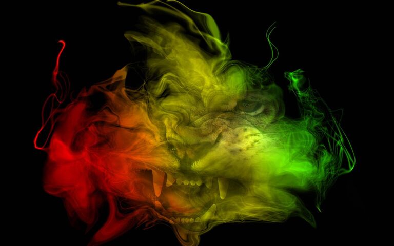 Rasta Smoke Iphone Wallpaper