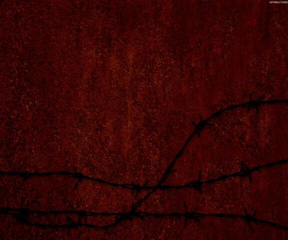 Premium Photo  Dark twisted barbed wire along vertical steel posts in  front of blurry background generative ai