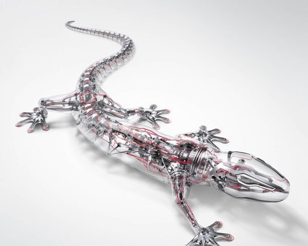 The Future of Nature: Robot Lizard Unleashed! 🦎🤖 Wallpaper - Download ...