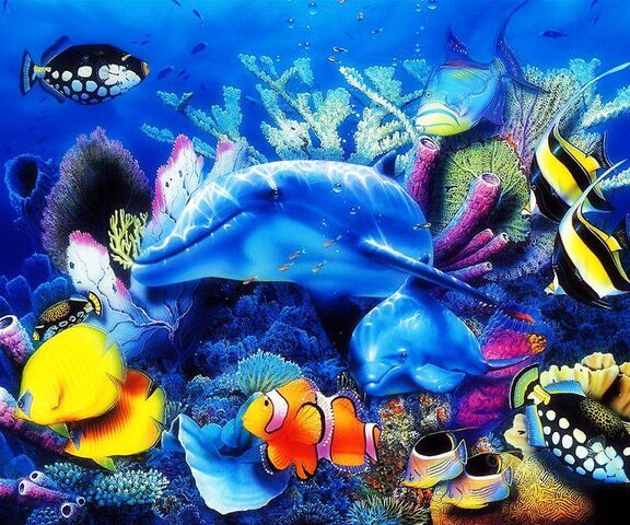Sous la mer