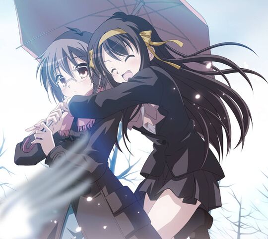 Haruhi and Yuki Wallpaper - Download to your mobile from PHONEKY