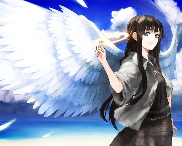 DDMM Anime Figur Angel Beats! Flügel Tachibana Kanade Engel Action-Figur  Zeichentrickfigur Modell-Dekoration Anime-Charakter -Favorites Geschenk. :  Amazon.de: Spielzeug