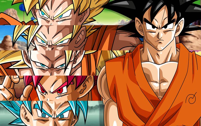 Goku Fases Wallpaper - Download to your mobile from PHONEKY