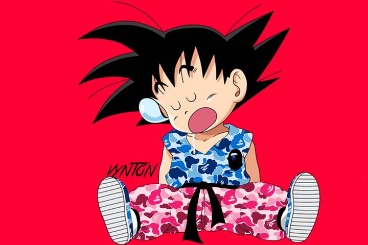 Baby Bape Goku Wallpaper Download To Your Mobile From Phoneky