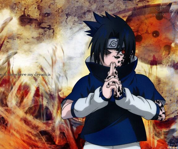 Naruto  Sasuke đen trắng 4K tải xuống hình nền